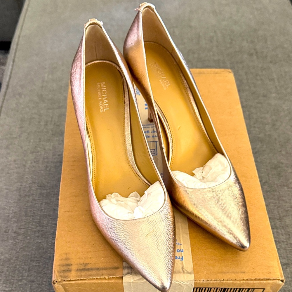 Michael Kors Gold  High Heel shoes